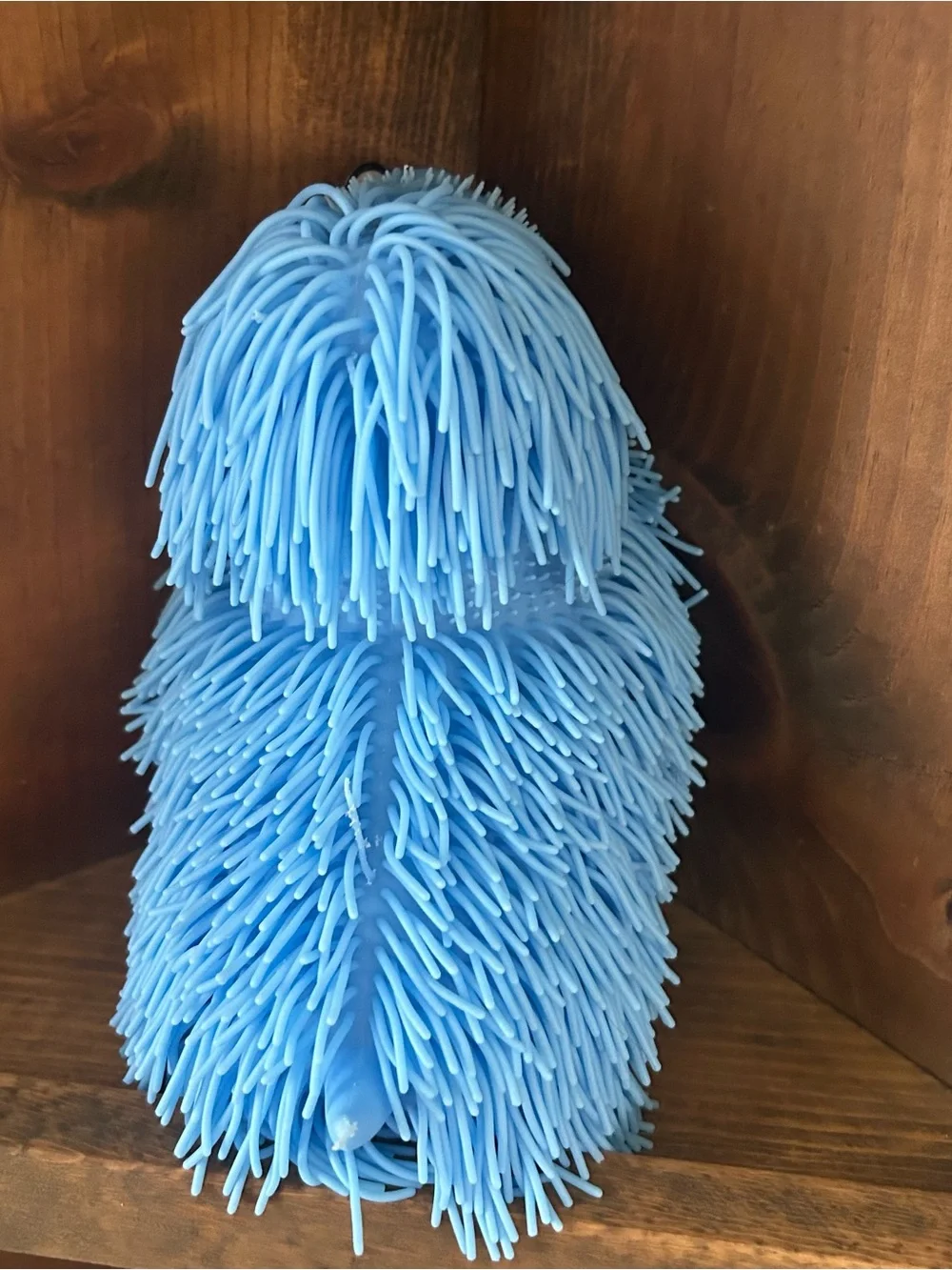 Puffer Friendz Blue Shaggy Dog Squishy Toy PPNC Pufferoo Pets Fidget Sensory New